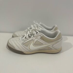 Nike Gato White and Beige Sneakers